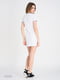 Платье белое с принтом | 4165369 | фото 3