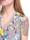 Блуза комбинированной расцветки | 4180418 | фото 3