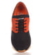 Кроссовки черно-оранжевые | 4194975 | фото 5