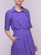 Платье-рубашка фиолетовое | 4214029 | фото 2