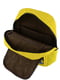 Рюкзак желтый в принт | 4226510 | фото 5