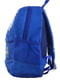Рюкзак синий с принтом | 4235675 | фото 3