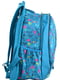Рюкзак молодежный голубой в принт | 4235716 | фото 2