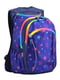 Рюкзак фіолетовий в принт | 4235723