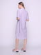 Сукня-сорочка в фіолетова в смужку | 4247107 | фото 4