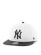 Бейсболка черно-белая с вышивкой NY | 4249827 | фото 2
