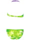 Купальник зеленый в принт | 4250015 | фото 2
