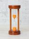Часы песочные с оранжевым песком (5 мин.) - вишня | 4255553