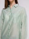 Блуза зеленая в полоску | 4262456 | фото 3