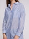 Блуза голубая в полоску | 4262457 | фото 3