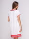 Платье белое с цветочным принтом | 4262404 | фото 2
