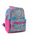 Рюкзак дитячий рожево-блакитний з принтом | 4284717