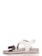 Сандалии бело-серебристые | 4275737 | фото 2