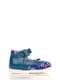 Туфли синие с принтом | 3902674 | фото 2