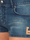 Шорти темно-сині джинсові | 4294808 | фото 2