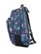 Рюкзак молодіжний темно-синій в квітковий принт | 4284754 | фото 3
