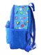 Рюкзак детский голубой в принт | 4284769 | фото 3