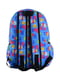 Рюкзак голубой в принт | 4305418 | фото 2