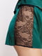 Шорти смарагдового кольору піжамні | 4300558 | фото 4