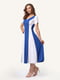 Платье сине-белое | 4315733 | фото 3