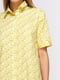 Сукня-сорочка жовта в принт | 4327334 | фото 3
