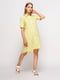 Сукня-сорочка жовта в принт | 4327334 | фото 2