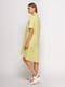 Сукня-сорочка жовта в принт | 4327334 | фото 4