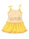 Сукня жовта в принт і смужку | 4328520 | фото 2
