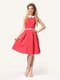 Платье красное в мелкий горошек | 4341681 | фото 3