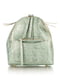 Рюкзак зелений з тисненим малюнком | 4337450
