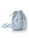 Рюкзак блакитний з тисненим малюнком | 4337452 | фото 2