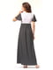 Сукня чорно-молочного кольору в дрібний горошок | 4347644 | фото 6