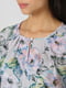 Блуза в цветочный принт | 3024710 | фото 7