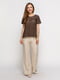 Блуза коричнева | 4194514 | фото 2