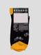 Шкарпетки чорні з малюнком | 4366582 | фото 2