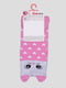 Шкарпетки світло-рожеві з малюнком | 4366718 | фото 2