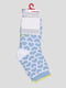 Шкарпетки блакитні махрові | 3750337 | фото 2