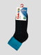 Шкарпетки темно-сині в горох | 3750324