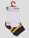 Шкарпетки сіро-жовті махрові | 3750348 | фото 2