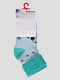 Носки бирюзовые махровые | 3750309 | фото 2