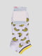 Шкарпетки білі з малюнком | 4366492 | фото 2