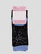 Носки двухцветные с рисунком | 4366518 | фото 2