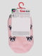 Носки светло-розовые с рисунком | 4366784 | фото 2