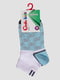Шкарпетки двоколірні з малюнками | 4366738