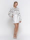 Блуза белая в цветочный принт | 4347886