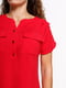 Блуза красная из легкого штапеля | 4363634 | фото 8