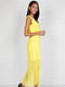 Платье желтое с декором | 4383067 | фото 3