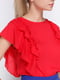 Блуза красная | 4358610 | фото 4