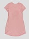 Рубашка ночная розовая с принтом | 4387024 | фото 2