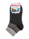 Шкарпетки графітового кольору з малюнком | 3267145
